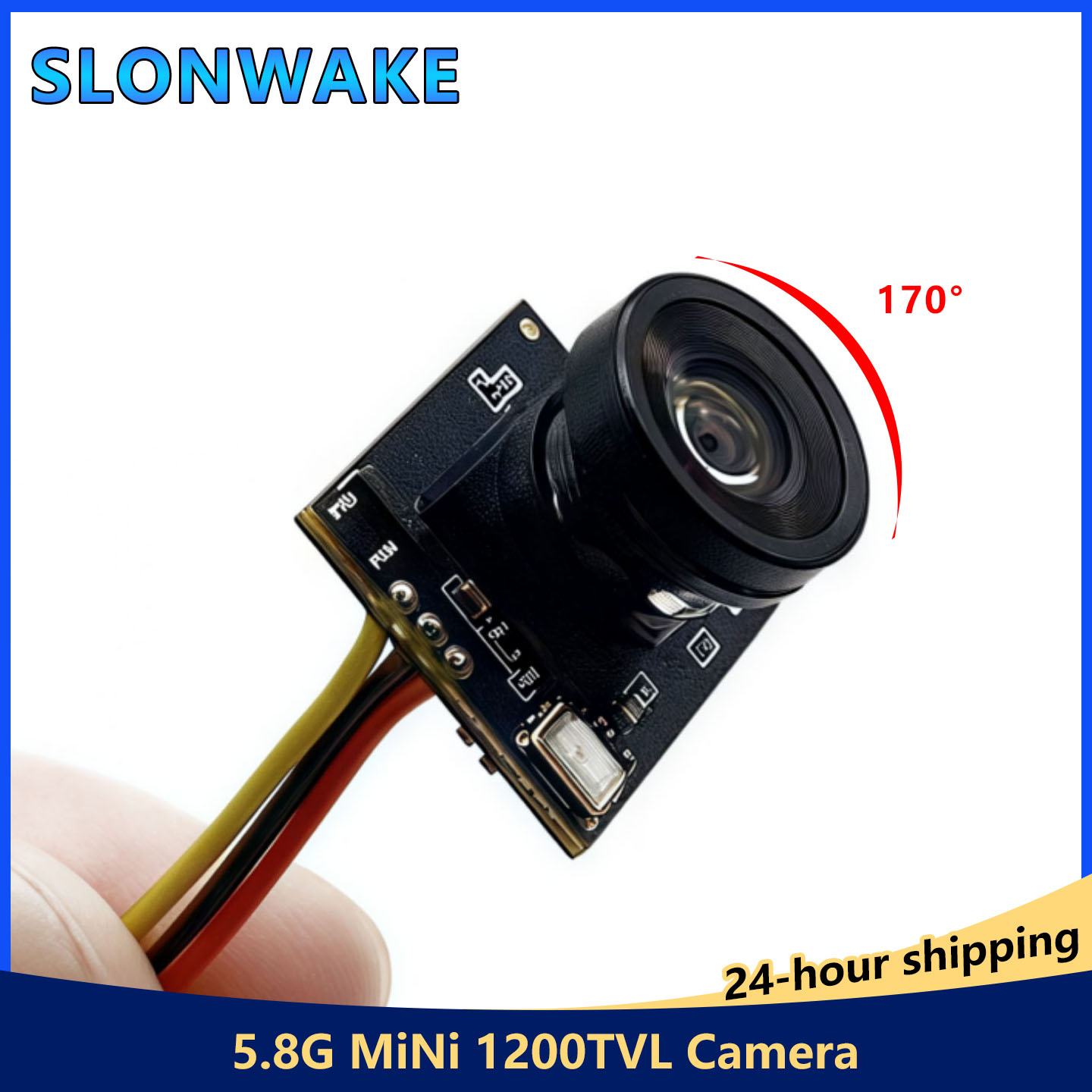 Drone Camera Wide Angle - Cámara FPV SLONWAKE Ultra Mini 5.8G