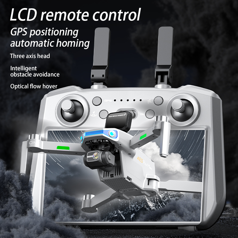 AE3 PRO Max nuevo LCD SC GPS D - Drone Camera Professional reseña y precio